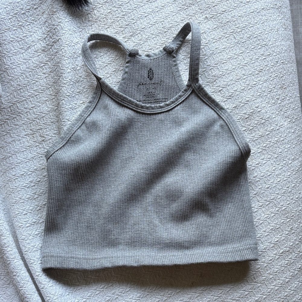 FP Movement by Free People Gray Tank Top